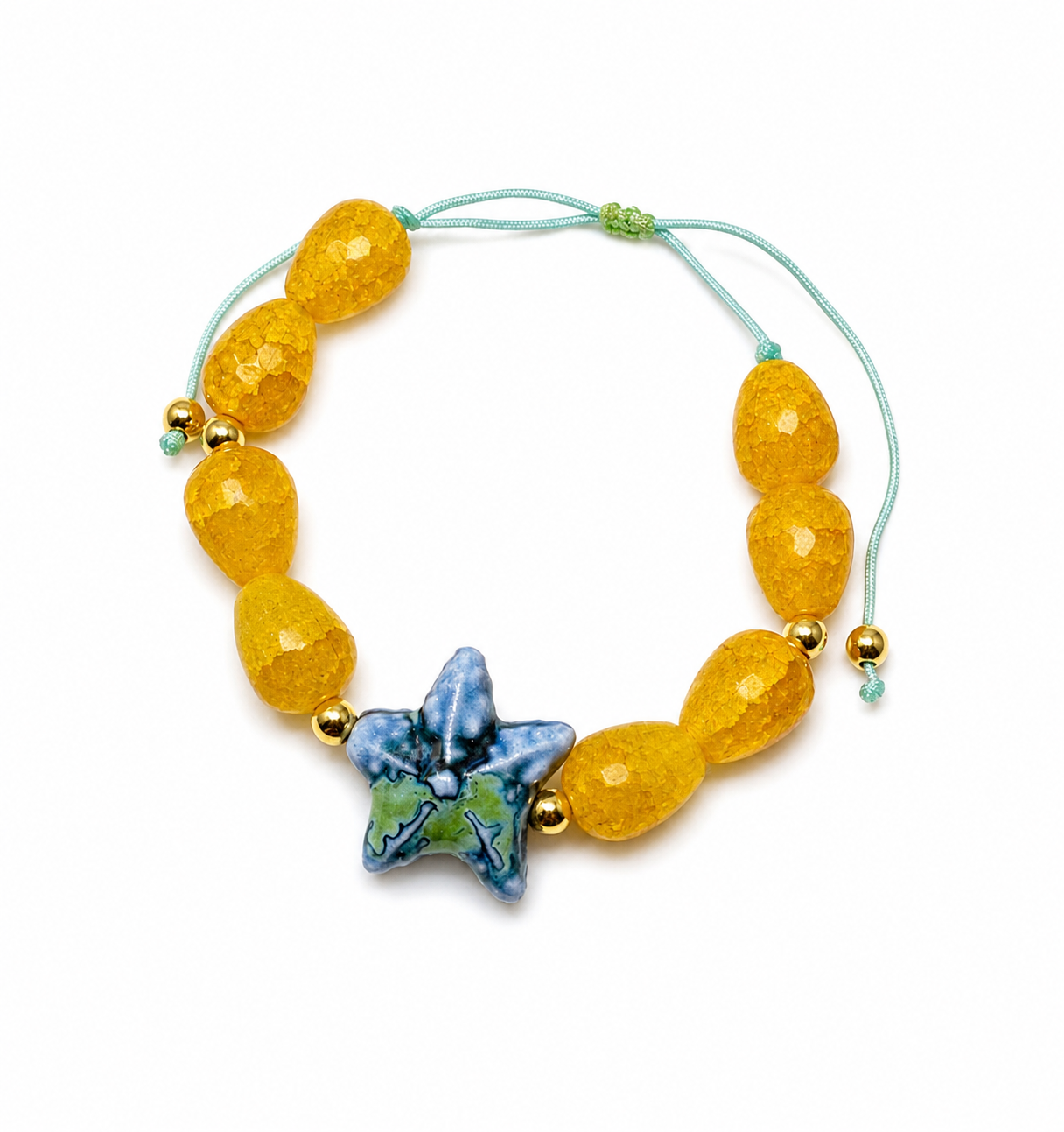 Blue Starfish Bracelet