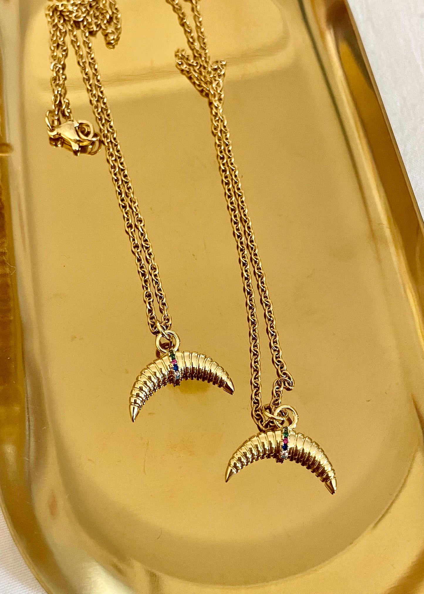 Croissant Necklace