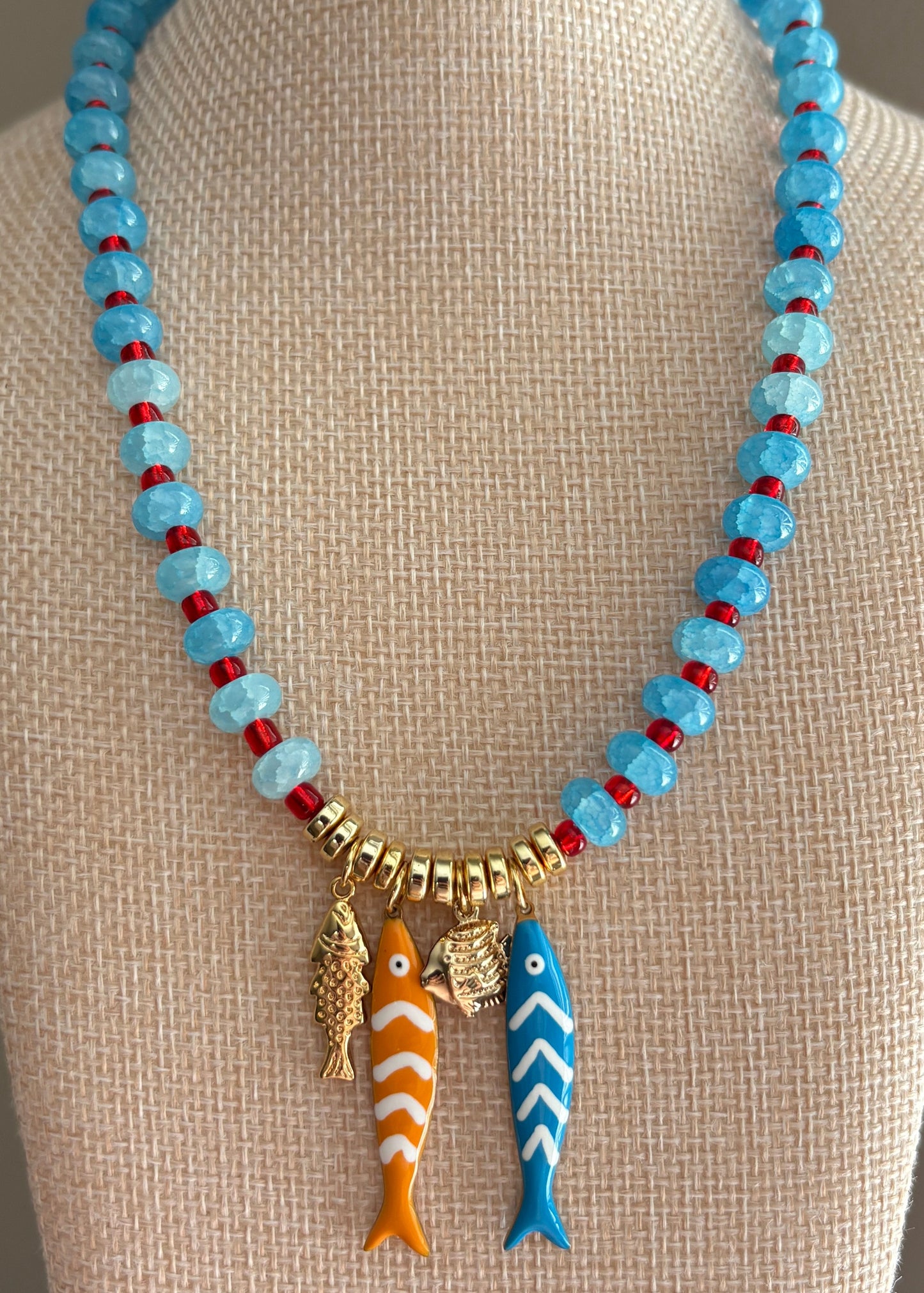 Color Fish Necklace
