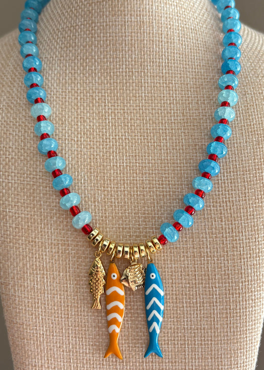Color Fish Necklace