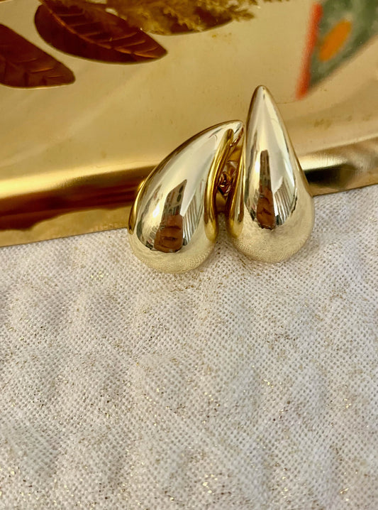 Drop Gold Earrings